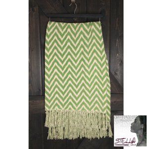 🍒 VHC Woven Fringe Throw Blanket
